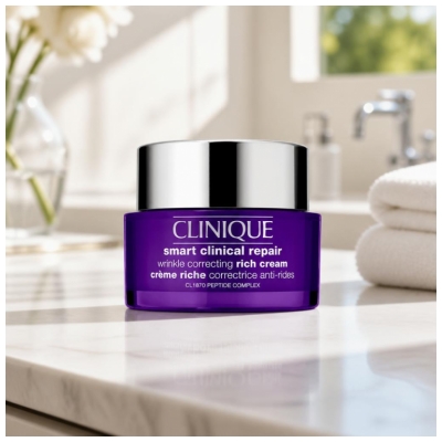 Clinique Smart Clinical Repair Crème Riche Correctrice Anti-Rides Peau Sèche 50 ml