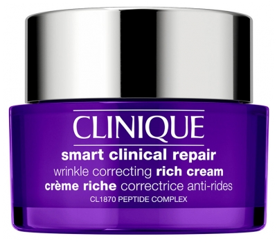 Clinique Smart Clinical Repair Crème Riche Correctrice Anti-Rides Peau Sèche 50 ml