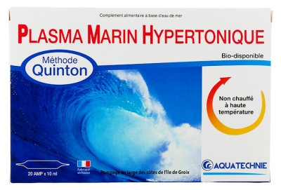 Biotechnie Plasma Marin Hypertonique Action 10 Jours 20 Ampoules