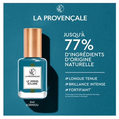 La Provençale Bio Le Vernis Solaire Longue Tenue 13 ml - Couleur : 243 Sormiou