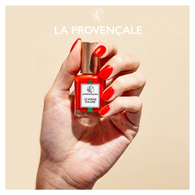 La Provençale Bio Le Vernis Solaire Longue Tenue 13 ml - Couleur : 402 Coquelicot du Lubéron