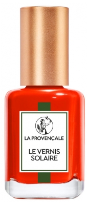 La Provençale Bio Le Vernis Solaire Longue Tenue 13 ml - Couleur : 402 Coquelicot du Lubéron