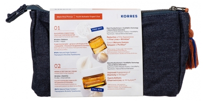 Korres Pin Noir Primus Crème Lissante Jeunesse Jour 40 ML + Sérum Activateur Jeunesse 15 ML OFFERT