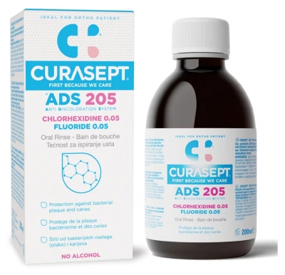 Curasept ADS 205 Bain de Bouche Fluoride 200 ml