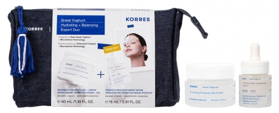 Korres Yaourt Grec Gel-Crème Nourrissant 40 ML + Sérum Revitalisant 15 ML OFFERT