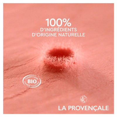 La Provençale Bio Lumière d'Ocres Le Fard à Joues Toutes Peaux Bio 8 g - Teinte : 02 Rose Faïence