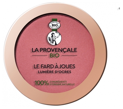 La Provençale Bio Lumière d'Ocres Le Fard à Joues Toutes Peaux Bio 8 g - Teinte : 02 Rose Faïence