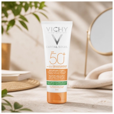 Vichy Capital Soleil Matifiant 3en1 SPF 50 + 50 ML