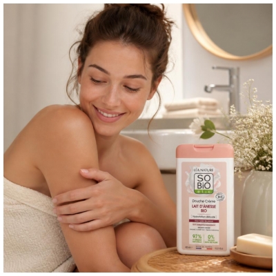 Léa Nature SO BIO étic Douche Crème Lait d'Ânesse Biologique 450 ML