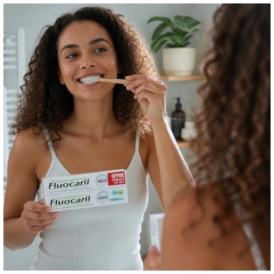 Fluocaril Protection Complète Zinc et Fluor 2 x 75 ml