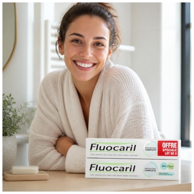 Fluocaril Protection Complète Zinc et Fluor 2 x 75 ml