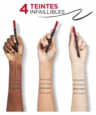 L'Oréal Paris Infaillible Grip 36H Micro-Fine Eye Liner Brush Feutre 0,4 g - Teinte : 04 Dew Berry