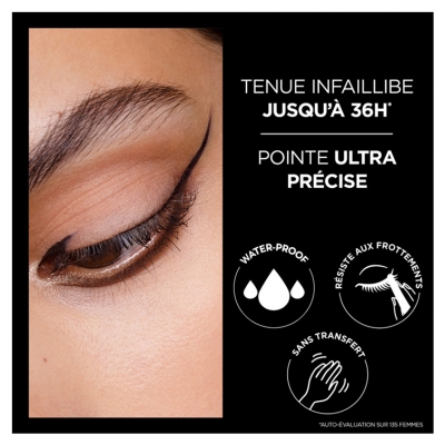 L'Oréal Paris Infaillible Grip 36H Micro-Fine Eye Liner Brush Feutre 0,4 g
