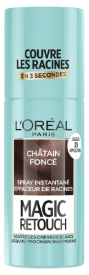 L'Oréal Paris Magic Retouch Spray Retouche Racines Noir 75 ml - Teinte : Châtain Foncé