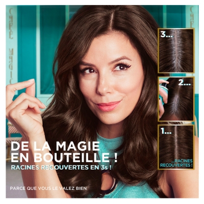 L'Oréal Paris Magic Retouch Spray Retouche Racines Noir 75 ml - Teinte : Brun