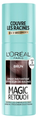 L'Oréal Paris Magic Retouch Spray Retouche Racines Noir 75 ml - Teinte : Brun
