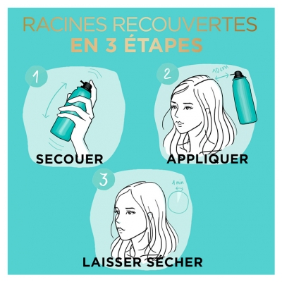 L'Oréal Paris Magic Retouch Spray Retouche Racines Noir 75 ml - Teinte : Blond Foncé