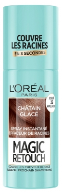 L'Oréal Paris Magic Retouch Spray Retouche Racines Noir 75 ml - Teinte : Châtain Glacé