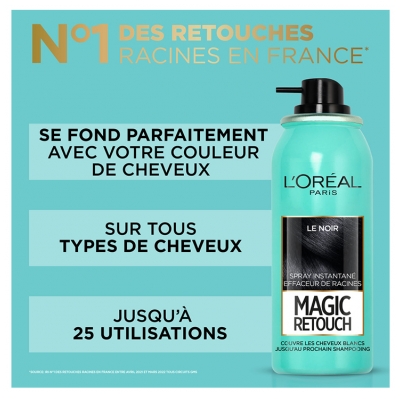 L'Oréal Paris Magic Retouch Spray Retouche Racines Noir 75 ml