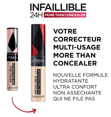 L'Oréal Paris Infaillible 24H More Than Concealer Correcteur 11 ml - Teinte : 326 Neutre Vanille