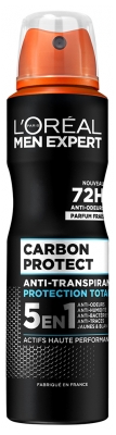 L'Oréal Paris Men Expert Carbon Protect Déodorant Spray 5en1 150 ml