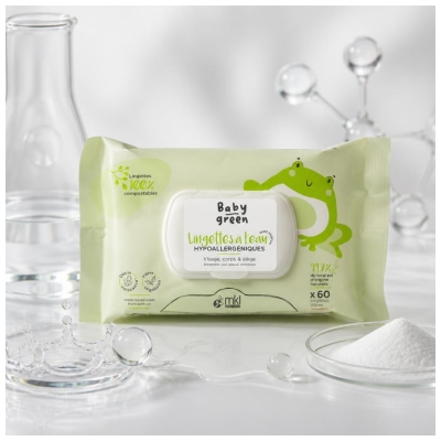 MKL Green Nature Baby Green Lingettes Bio 60 Lingettes