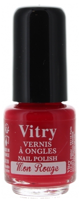 Vitry Vernis à Ongles Mini Honolulu 4 ml - Couleur : Mon Rouge