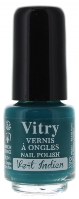 Vitry Vernis à Ongles Mini Honolulu 4 ml - Couleur : Vert Indien