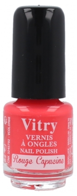 Vitry Vernis à Ongles Mini Honolulu 4 ml - Couleur : Rouge Capucine