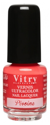 Vitry Vernis à Ongles Mini Honolulu 4 ml - Couleur : Pivoine