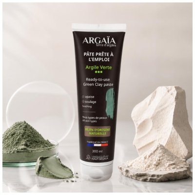Laboratoire du Haut-Ségala Pâte Prête à l'Emploi Argile Verte 300 ML