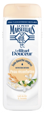 Le Petit Marseillais Soin Douche Surgras Lait de Riz & Jasmin 400 ML