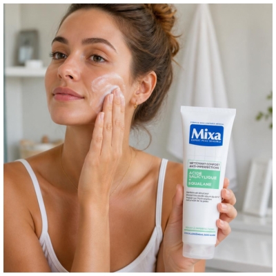 Mixa Nettoyant Confort Anti-Imperfections Acide Salicylique et Squalane 150 ml
