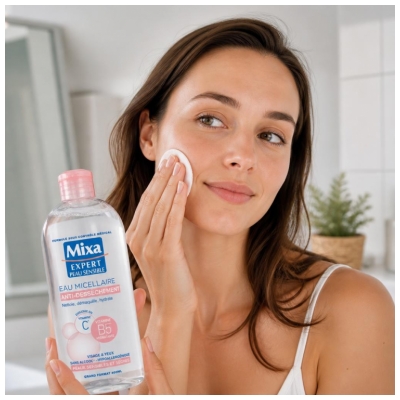 Mixa Eau Micellaire Anti-Dessèchement Peaux Sensibles et Sèches 400 ml