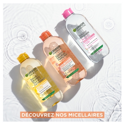 Garnier SkinActive Solution Micellaire Peeling Doux Visage Yeux et Lèvres 400 ml