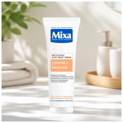Mixa Nettoyant Anti-Teint Terne Vitamine C et Squalane150 ml