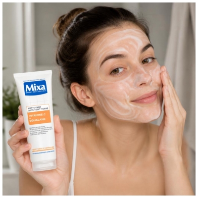 Mixa Nettoyant Anti-Teint Terne Vitamine C et Squalane150 ml