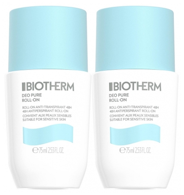 Biotherm Déodorant Roll-On Deo Pure 75 ml Duo