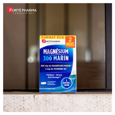 Forté Pharma Magnésium 300 Marin - 56 Comprimés - Format 2 Mois