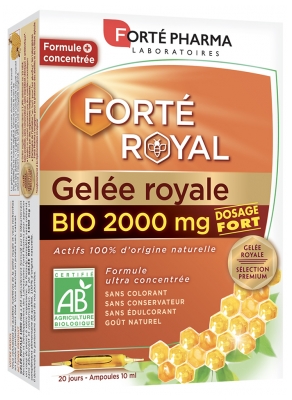 Gelée Royale Bio 2000 mg - 20 Ampoules
