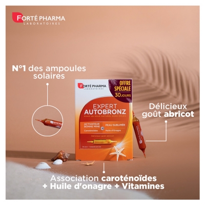 Forté Pharma Expert Autobronz - 30 Ampoules