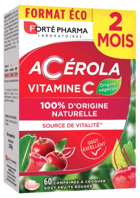 Forté Pharma Acérola Format 2 Mois - 60 Comprimés à Croquer