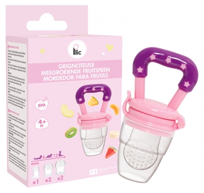 Plic Grignoteuse Évolutive de 4 à 12 Mois - Couleur : Rose