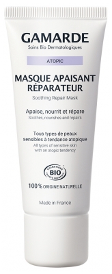 Gamarde Atopic Masque Apaisant Réparateur Tous Types de Peaux Sensibles Bio 40 ml