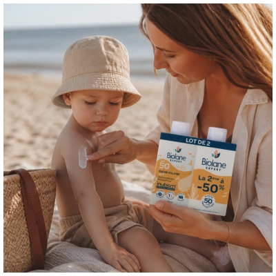 Biolane Lot de 2 Crèmes Solaires de 100 ml 