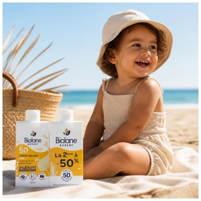 Biolane Lot de 2 Crèmes Solaires de 100 ml 