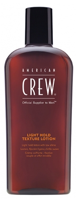 American Crew Light Hold Texture Lotion Crème Coiffante Fixation Souple et Effet Invisible 250 ml