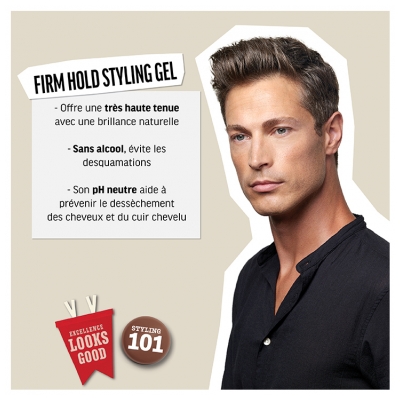 American Crew Firm Hold Styling Gel de Coiffage Fixation Forte 250 ml