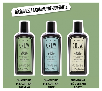 American Crew Forming Nettoyant Précoiffant Cheveux Bouclés 250 ml