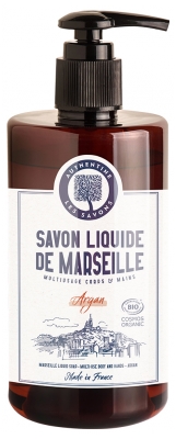 Authentine Savon Liquide de Marseille Multiusages Corps & Mains Argan Bio 1 Litre